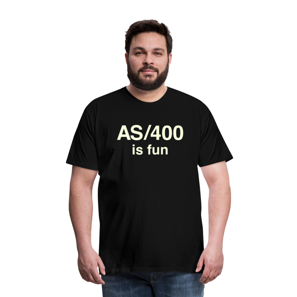 AS/400 is fun - men - black