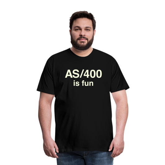 AS/400 is fun - men - black