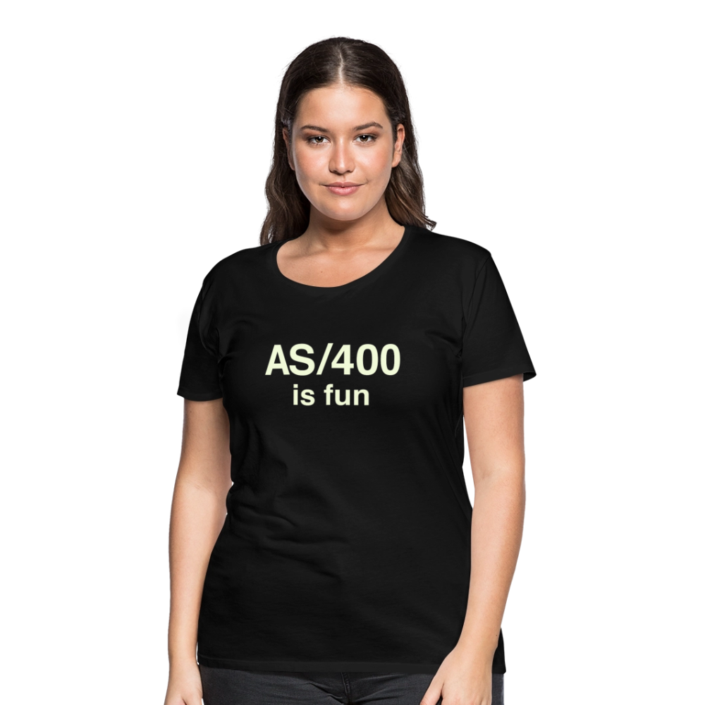 AS/400 is fun - women - black