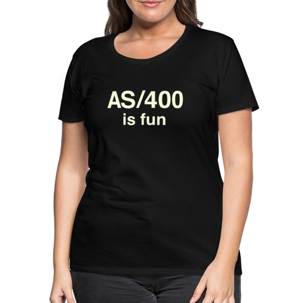 AS/400 is fun - women - black
