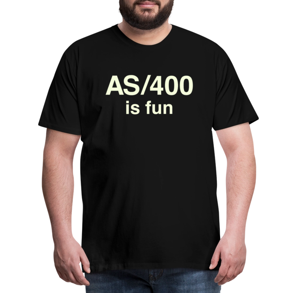 AS/400 is fun - men - black